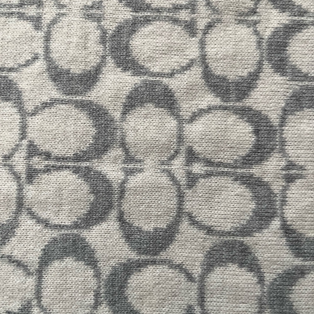 PRICE DROP - Coach Signature Scarf - chalk